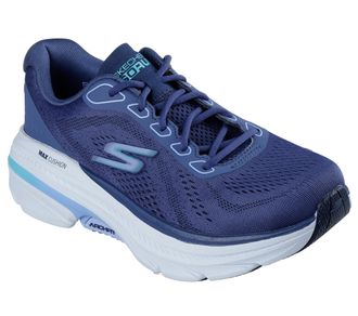 Skechers Womens Max Cushioning Arch Fit 2.0 Avenida Sneaker, Navy Textile/Blue Trim, 6.5 UK