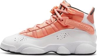 Nike Jordan Witte Roze 6 Rings Sneakers - unisex - Fitnessschoenen - Veelkleurig - 36 1/2 EU - Fitness
