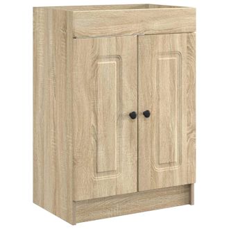 vidaXL Cabinet Debajo Del Fregadero Roble Sonoma 78,5 X 37,5 X 81 Cm Vidaxl