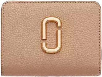 Marc Jacobs Calfskin Wallet - Dames - Portefeuilles - Beige - ONE Size - Accessoires