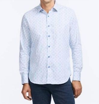 Robert Graham Bramston Long Sleeve Woven Shirt In White