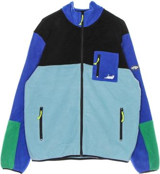 Ripndip Kleur Blok Fleece Hoge Hals Sweatshirt - Heren - Zomerjassen - Veelkleurig - S - Polyester - Jassen