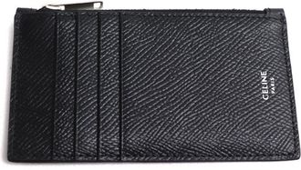 Celine Black Leather Coin Purse/Coin Case (Pre-Owned)