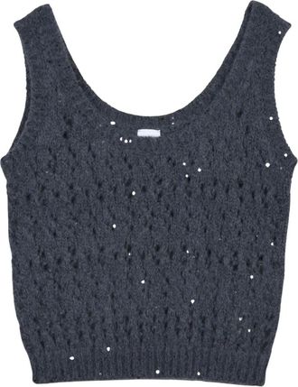 Eleventy Donna, Top, Grigio, S, new