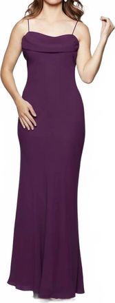 Milano Formals Flowing Muse Maxi Dress In Purple