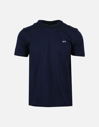 Paul & Shark Mens Paul and Shark Badge T-shirt Navy - Size: 38