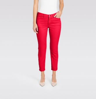 MAC Broeken 7/8-Jeans MAC Dream Chic, Damen, Gr. 42, L&auml;nge 27, rot (ruby rot ppt), Denim/Jeans, Obermaterial: 88% Baumwolle, 8% Elastomultiester, 4% Elasthan, seh
