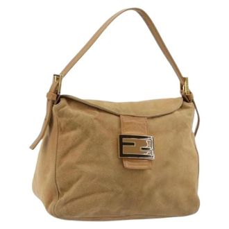 Fendi Pre-owned Shoulder Bags, female, Beige, Size: ONE SIZE Pre-owned Vintage Shoulder Bag
