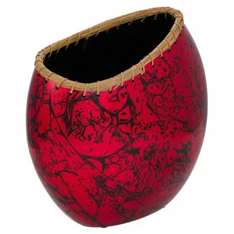 Wanderlust Deco Wanderlust Deco - Jarr&oacute;n De Cer&aacute;mica Rojo 35x18,5x37,5