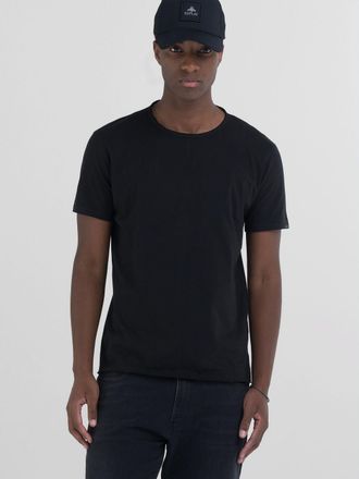 Replay T-Shirt REPLAY, Herren, Gr. XXL, schwarz, Jersey, Obermaterial: 100% Baumwolle, unifarben, regular fit, Rundhals, Shirts T-Shirt
