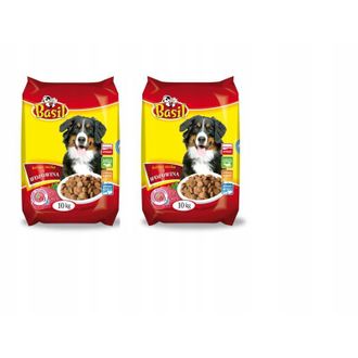OEM Alimento Seco Albahaca 10kg Con Carne De Res Para Perros X2 Uds