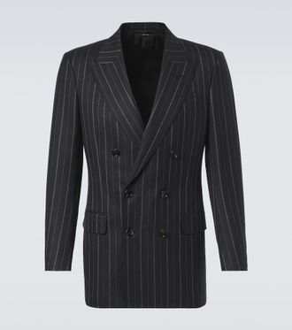 Tom Ford Striped wool blazer
