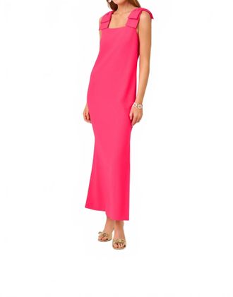Lilly Pulitzer Bernice Maxi Dress In Lipstick Pink