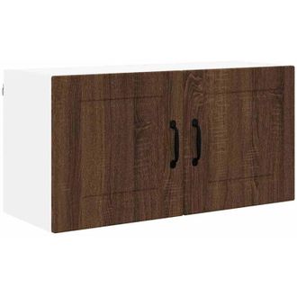 vidaXL Armario de cocina mural con puerta Roble Marrón 80 x 31 x 40 cm vidaXL