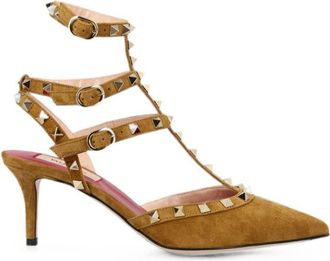 Valentino Garavani Beige Rockstud Pumps