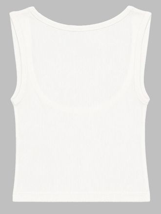 Vivienne Westwood Ribbed Viscose Tank Top - White