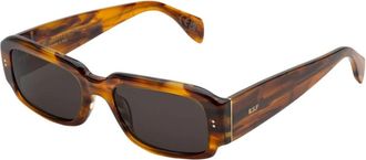 Retro Superfuture Moderne Retro Zonnebril - unisex - Zonnebrillen - Bruin - 55 MM - Accessoires
