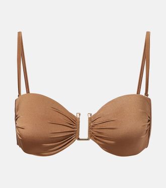 Max Mara Acacia bandeau bikini top