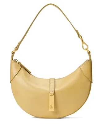 Polo Ralph Lauren Polo ID leather shoulder bag - women - Calf Leather - OS - Neutrals