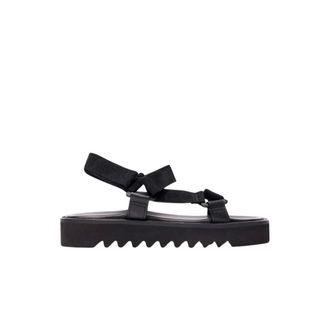 Scarosso Flat Sandals, male, Black, Size: 13 US Wooster V Flat Sandals