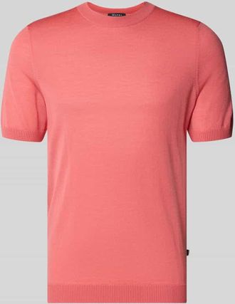 Maerz MAERZ Muenchen Strickshirt mit Rundhalsausschnitt in Hellrot, Gr&ouml;&szlig;e 48