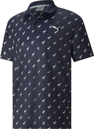 Puma Matter Egrets Polo Shirt Navy 533794-02
