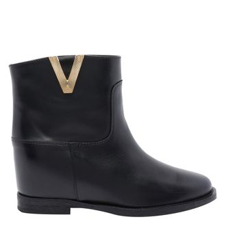 Via Roma 15 Leather Boots − Sale: up to −81% | Stylight