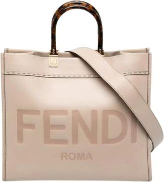 Fendi Pre-owned Sunshine Shopper Tote - Pre-owned - Mujer - Beige - ONE SIZE