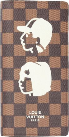 Louis Vuitton Brown Damier Canvas Long Wallet (Bi-Fold) (Pre-Owned)