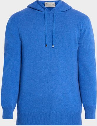 Sartorio Mens Wool-Blend Sweater with Hood