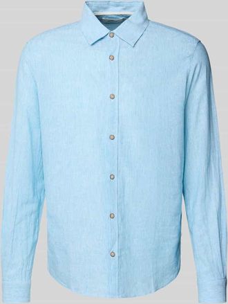 s.Oliver Red Label Regular Fit Freizeithemd aus Leinen-Baumwoll-Mix in Mint, Größe XXXL
