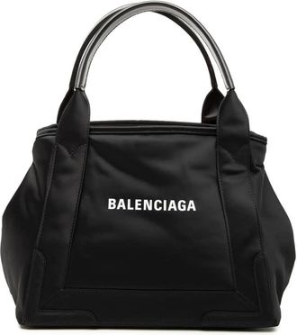 Balenciaga Pre-owned Balenciaga Nylon Navy Cabas Tote S Ladies V5DL3FP1TY7V0FVT