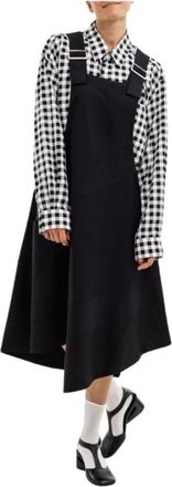 Comme Des Gar&ccedil;ons Dames, Jurken, Zwart, Maat: L Wol