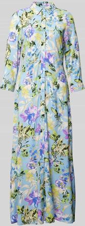 Vero Moda Maxikleid mit durchgehender Knopfleiste Modell SAVANNA in Hellblau, Gr&ouml;&szlig;e XS