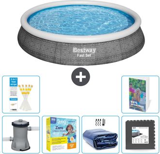 Bestway Piscina Bestway Fast Set Redonda - 396x84 Cm - 7-piezas S285