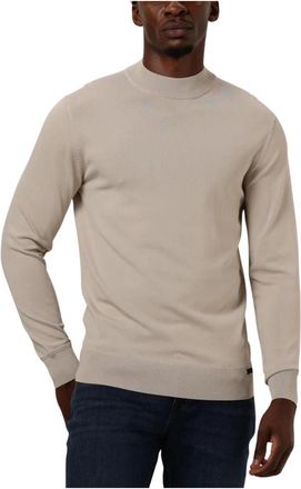 Genti Beige Stijlvolle Herentrui - Heren - Coltruien - Beige - 2XL - Truien & Vesten