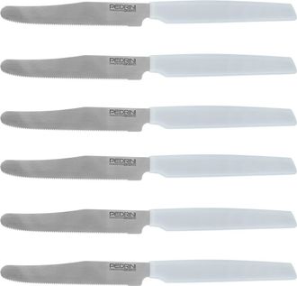 Pedrini Set 6 coltelli azzurri Active