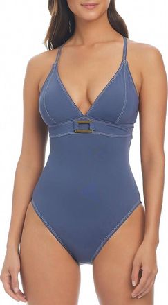 Bleu Rod Beattie X Back One Piece Swimsuit In Paloma