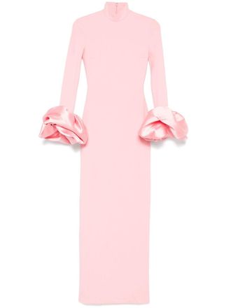 Solace London Abito lungo Viviana - Rosa