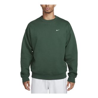 Nike Solo Swoosh Fleece Crew Sweatshirt Green DX1361-323