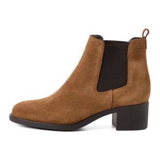 Tamaris Stivale Chelsea in Pelle - - Shoes - Donna - Marrone - 39 EU