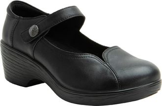 Alegria By Pg Lite Saylar Sunburst Mary Jane Clog in Noir at Nordstrom, Size 10Us