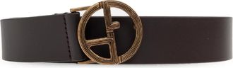 Giorgio Armani Leren riem - Heren - Riemen - Bruin - 110 CM - Leer - Accessoires