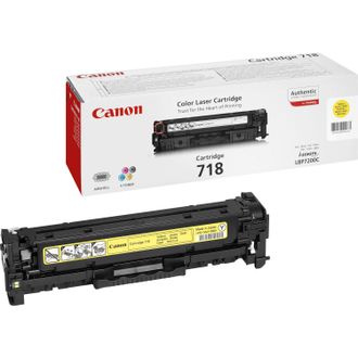 CANON Crg-718 Y Cartucho De T&oacute;ner 1 Pieza(s) Original Amarillo