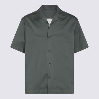 Jil Sander Grey Cotton Shirt