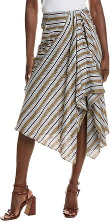 A.L.C. A. L.C. Lota Linen-Blend Skirt