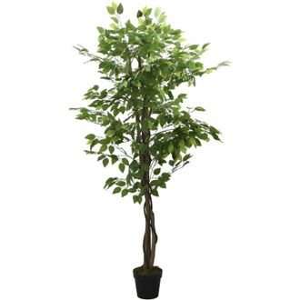 vidaXL &Aacute;rbol Ficus Artificial Con 1260 Hojas Verde 200 Cm Vidaxl