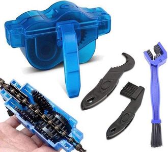 No Brand Limpiador De Cadenas De Bicicleta Herramientas De Mantenimiento Limpiador De Aceite Limpiador De Cadenas De Bicicleta Para Todo Tipo De Bicicletas Y B