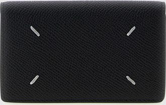 Maison Margiela Portacarte di credito Four Stitch Maison Margiela in pelle a grana