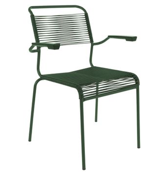 Schubiger M&ouml;bel Spaghetti-Stuhl S&auml;ntis mit Armlehnen